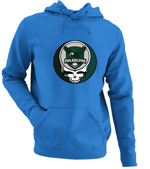 Philadelphia Football - Premium Grateful Dead Hoodie - Royal - 5