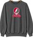 Arcadia Stealie Premium Unisex Crewneck — Design: Arcadia University — Dark Heather