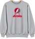 Arcadia Stealie Premium Unisex Crewneck — Design: Arcadia University — Sport Grey