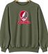 Arcadia Stealie Premium Unisex Crewneck — Design: Arcadia University — Military Green