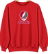 Arcadia Stealie Premium Unisex Crewneck — Design: Arcadia University — Red
