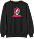Arcadia Stealie Premium Unisex Crewneck — Design: Arcadia University — Black
