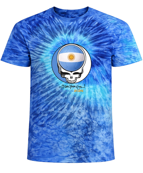 Argentina FIFA World Cup Stealie Tie-Dye T-Shirt
