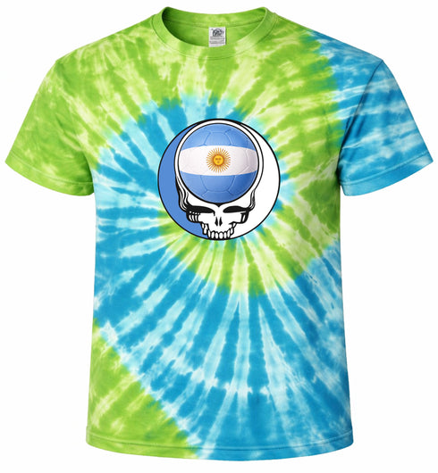 Argentina FIFA World Cup Stealie Tie-Dye T-Shirt