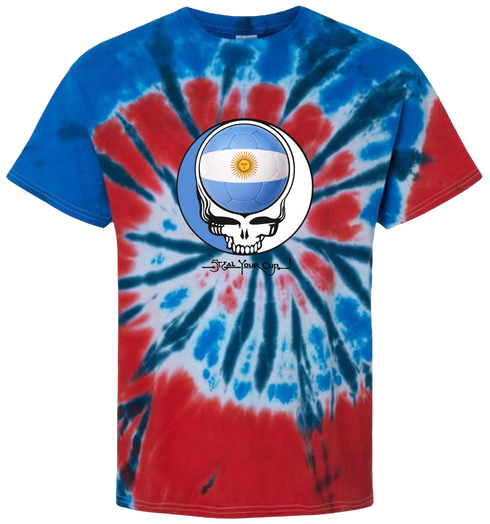 Argentina FIFA World Cup Stealie Tie-Dye T-Shirt