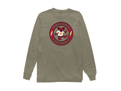 Arizona Football Dancing Bear Premium Long-Sleeve — Arizona Cardinals — Sandstone
