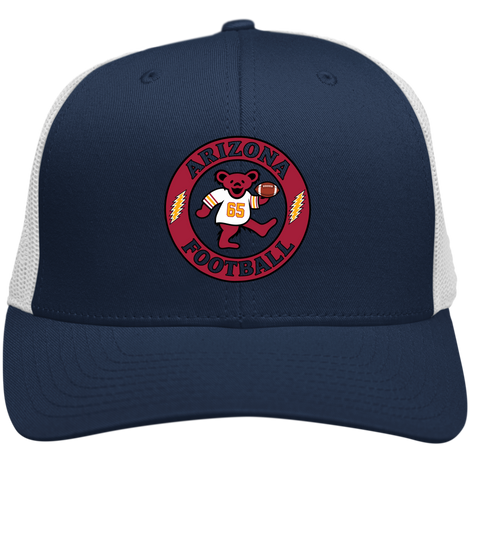 Arizona Football Dancing Bear Premium Trucker Cap — Arizona Cardinals — Navy/White