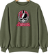 Arizona Helmet Stealie Premium Unisex Crewneck — Arizona Cardinals — Military Green