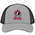 Arizona Helmet Stealie Premium Unisex Trucker Cap — Arizona Cardinals — Heather Grey/Black