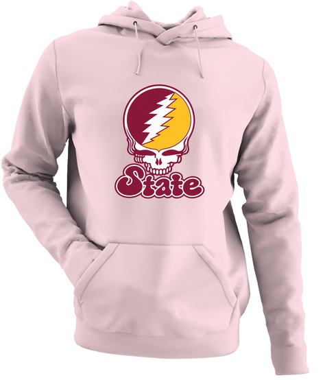 Arizona Stealie Premium Unisex Hoodie — Design: Arizona State University — Light Pink