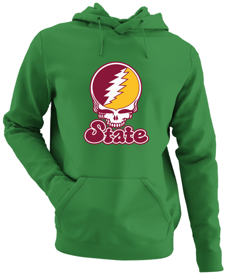 Arizona Stealie Premium Unisex Hoodie — Design: Arizona State University — Irish Green
