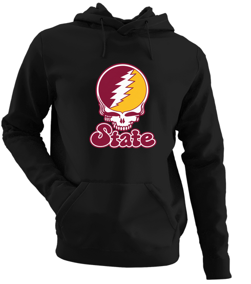 Arizona Stealie Premium Unisex Hoodie — Design: Arizona State University — Black