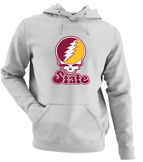 Arizona Stealie Premium Unisex Hoodie — Design: Arizona State University — Sport Grey