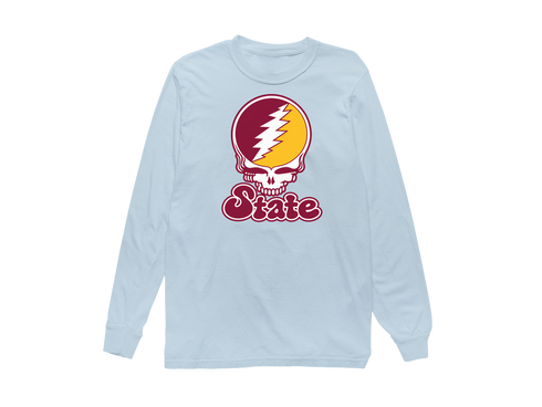 Arizona Stealie Premium Unisex Long-Sleeve — Design: Arizona State University — Chambray