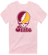 Arizona Stealie Premium Unisex T-Shirt — Design: Arizona State University — Light Pink
