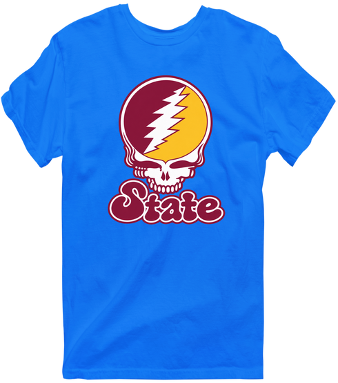Arizona Stealie Premium Unisex T-Shirt — Design: Arizona State University — Royal