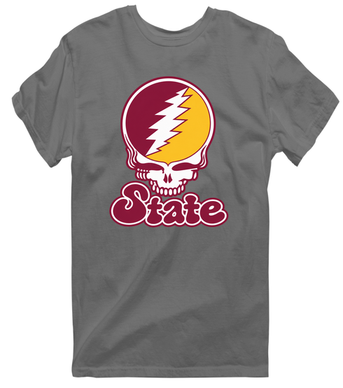 Arizona Stealie Premium Unisex T-Shirt — Design: Arizona State University — Charcoal