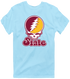 Arizona Stealie Premium Unisex T-Shirt — Design: Arizona State University — Light Blue