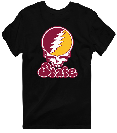 Arizona Stealie Premium Unisex T-Shirt — Design: Arizona State University — Black