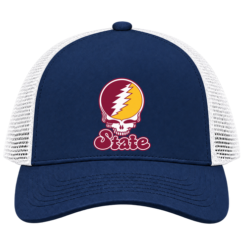 Arizona Stealie Premium Unisex Trucker Cap — Design: Arizona State University — Navy/White