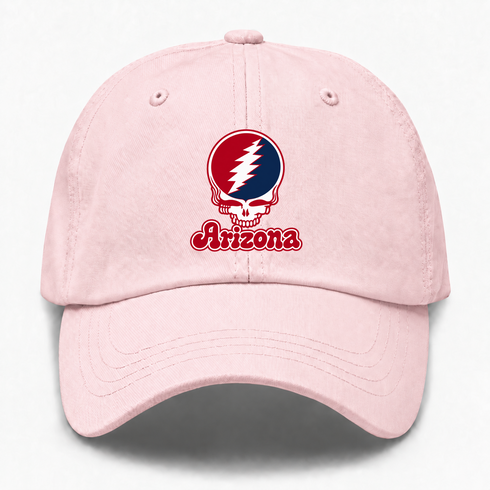 Arizona Stealie Premium Unisex Dad Hat — Design: Arizona University of — Pink