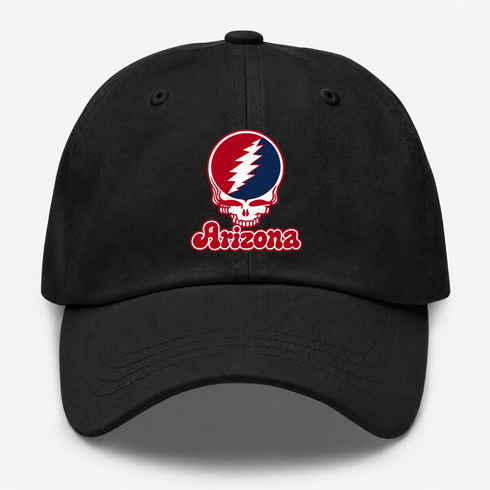 Arizona Stealie Premium Unisex Dad Hat — Design: Arizona University of — Black