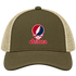 Arizona Stealie Premium Unisex Trucker Cap — Design: Arizona University of — Moss/Khaki