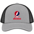 Arizona Stealie Premium Unisex Trucker Cap — Design: Arizona University of — Heather Grey/Black