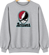 Arizona Baseball Stealie Grateful Dead Crewneck — Arizona Diamondbacks — Sport Grey