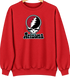 Arizona Baseball Stealie Grateful Dead Crewneck — Arizona Diamondbacks — Red