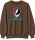 Arizona Baseball Stealie Grateful Dead Crewneck — Arizona Diamondbacks — Brown