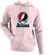 Arizona Baseball Stealie Grateful Dead Hoodie — Arizona Diamondbacks — Light Pink