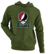 Arizona Baseball Stealie Grateful Dead Hoodie — Arizona Diamondbacks — Military Green