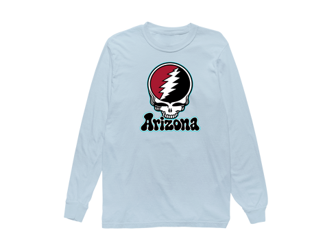Arizona Baseball Stealie Grateful Dead Long-Sleeve — Arizona Diamondbacks — Chambray