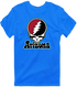 Arizona Baseball Stealie Grateful Dead T-Shirt — Arizona Diamondbacks — Royal