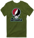 Arizona Baseball Stealie Grateful Dead T-Shirt — Arizona Diamondbacks — Military Green