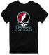 Arizona Baseball Stealie Grateful Dead T-Shirt — Arizona Diamondbacks — Black