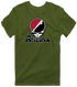 Arizona Baseball Stealie Grateful Dead T-Shirt — Arizona Diamondbacks — Military Green