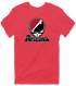 Arizona Baseball Stealie Grateful Dead T-Shirt — Arizona Diamondbacks — Heather Red