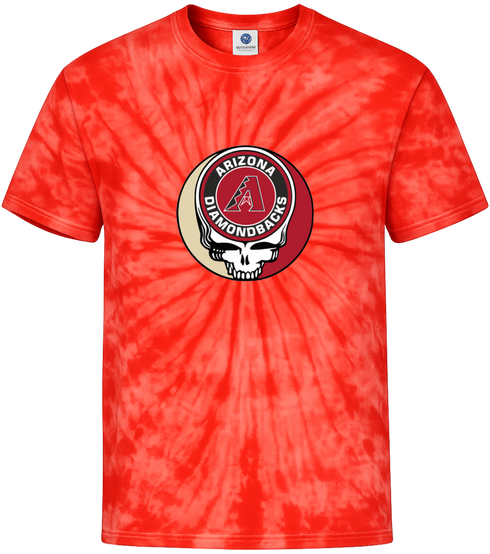 Arizona Diamondbacks Stealie Tie-Dye T-Shirt