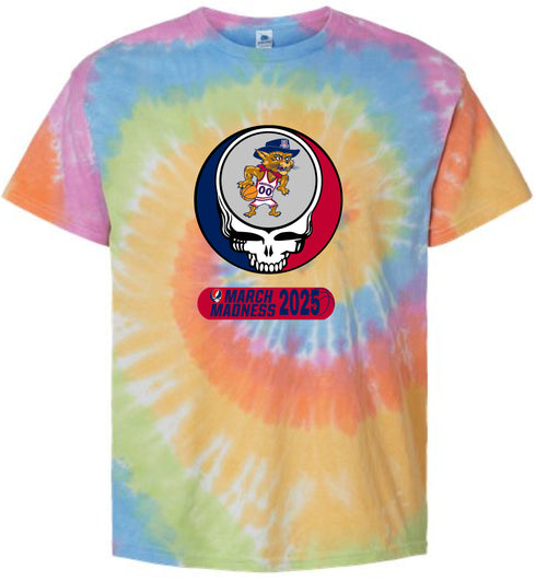 University of Arizona March Madness Stealie Tie-Dye T-Shirt