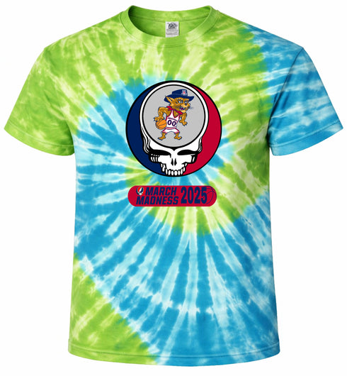 University of Arizona March Madness Stealie Tie-Dye T-Shirt