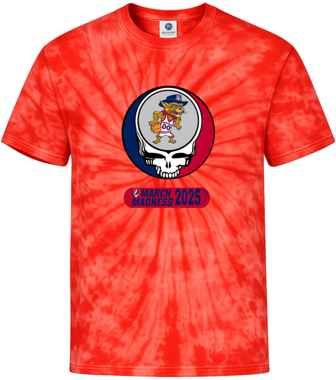 University of Arizona March Madness Stealie Tie-Dye T-Shirt
