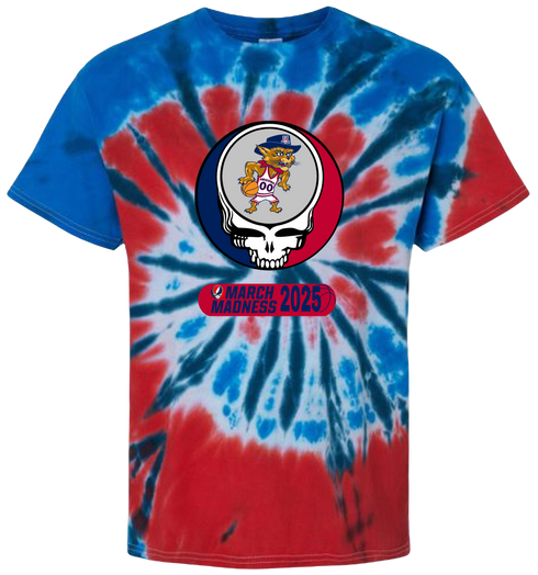 University of Arizona March Madness Stealie Tie-Dye T-Shirt