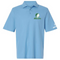 Monticello Stealie Premium Unisex Polo — Design: Arkansas at Monticello University of — Blue