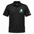 Monticello Stealie Premium Unisex Polo — Design: Arkansas at Monticello University of — Black