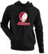 Arkansas Stealie Premium Unisex Hoodie — Design: Arkansas University of — Black