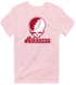 Arkansas Stealie Premium Unisex T-Shirt — Design: Arkansas University of — Light Pink