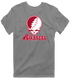 Arkansas Stealie Premium Unisex T-Shirt — Design: Arkansas University of — Dark Heather