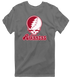 Arkansas Stealie Premium Unisex T-Shirt — Design: Arkansas University of — Charcoal